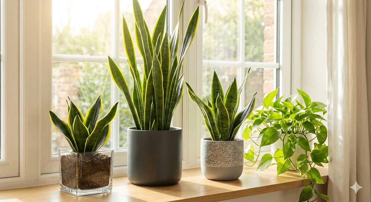 Effortless Snake Plant Propagation: Grow a Whole Family from One Leaf! - Home gardening life hack with step-by-step guide